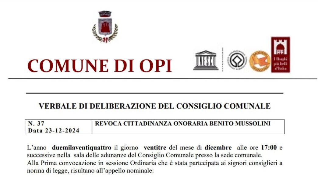 Opi revoca la cittadinanza ono