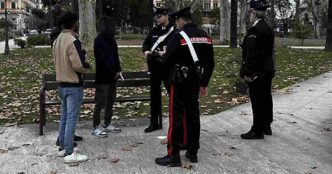 Pinerolo3A violenza in piazza G