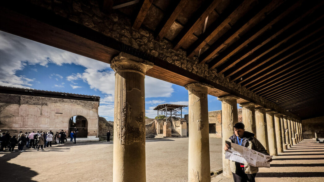 Pompei svela un affresco dioni