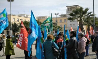 Protesta dei lavoratori della