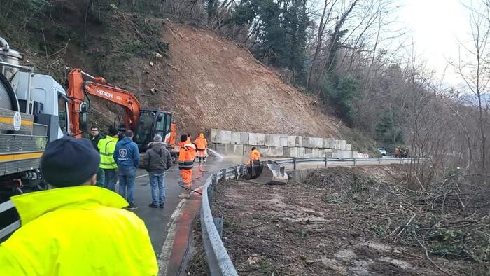 Riaperta la strada provinciale