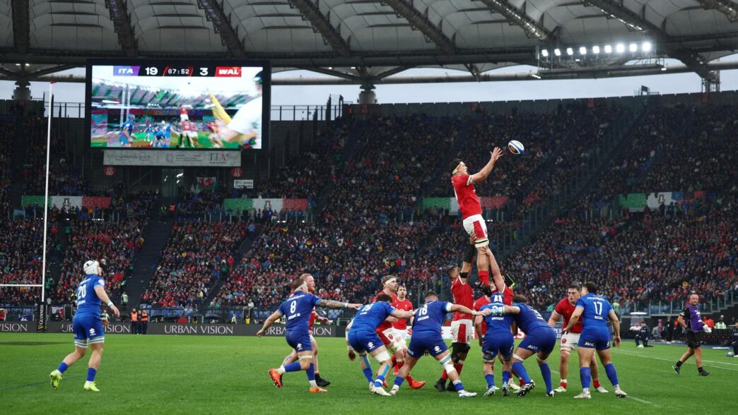 Rugby3A i tifosi britannici pre