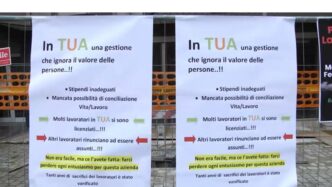 Tensioni tra lavoratori Tua e