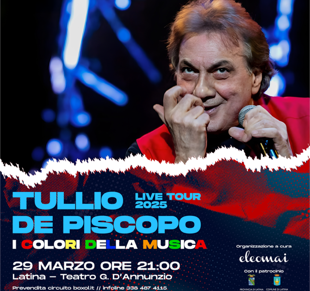 Tullio De Piscopo a Latina3A un