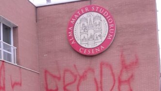 Vandalismo al campus di Cesena