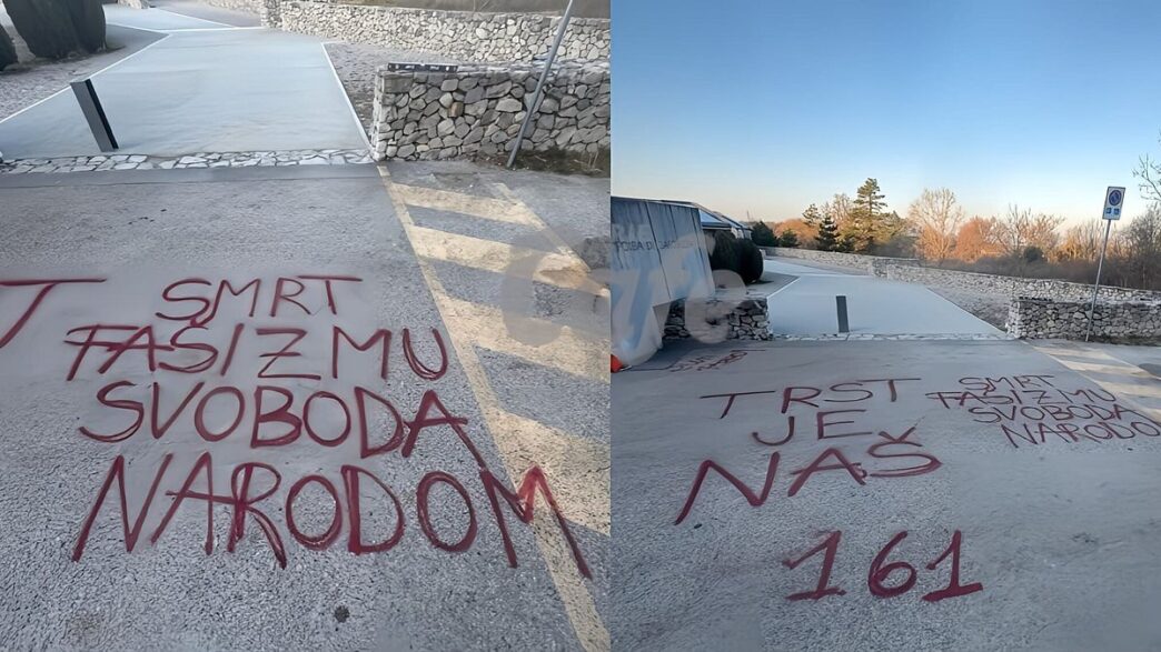 Vandalismo alla Foiba di Basov