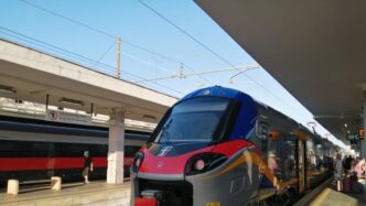 Aggressione su un treno in cor