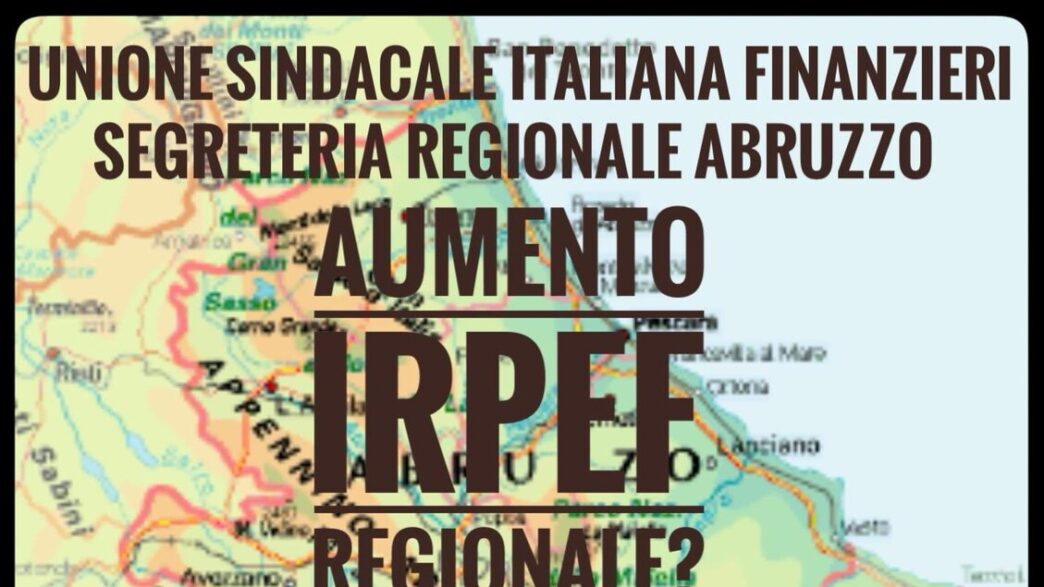 Aumento dell27addizionale regio