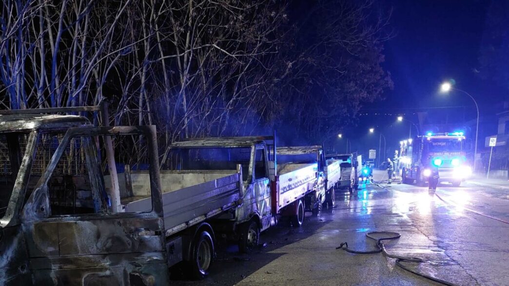 Incendio doloso a Chieti Scalo