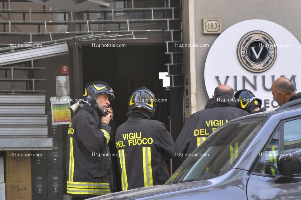 Incendio in unE28099enoteca a Formi