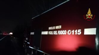 Incidente su A13A pneumatico fo