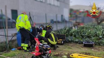 Incidente sul lavoro in campag