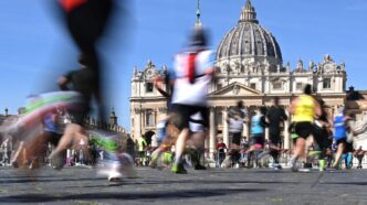 La maratona di Roma si prepara