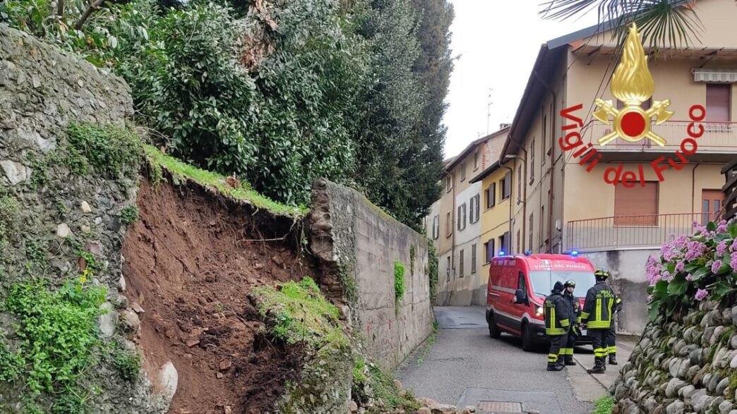 Maltempo a Como3A il cedimento