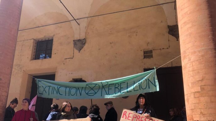 Protesta di Extinction Rebelli 1