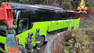 Pullman Flixbus rimane bloccat