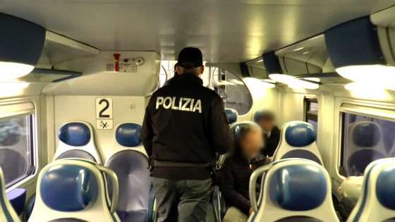 Rapina su treno regionale3A arr