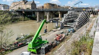 Riapertura del ponte di ferro