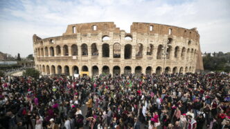 Roma in movimento per il dirit