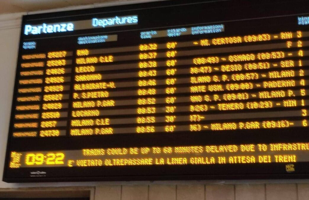 Situazione attuale dei treni