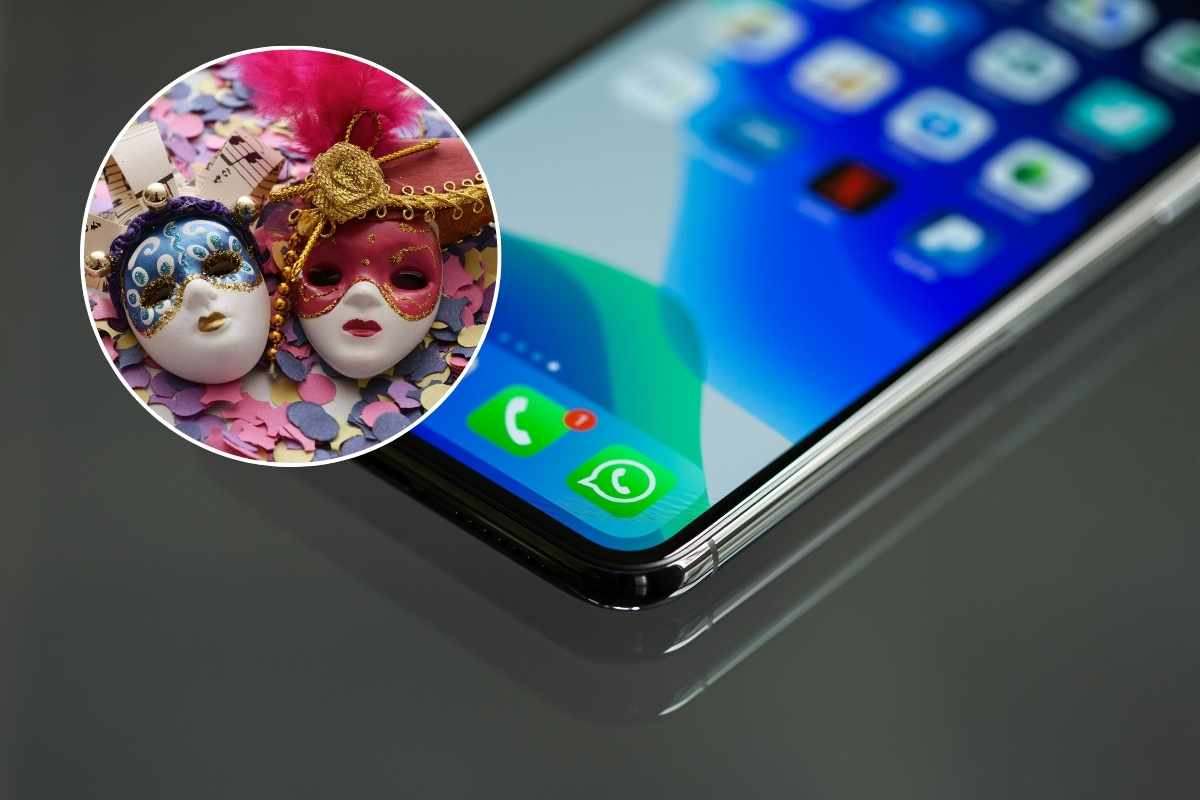 Procedura per attivare modalità Carnevale su WhatsApp