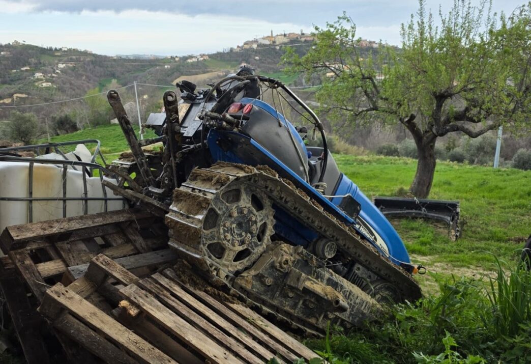 Tragico incidente agricolo a C 1