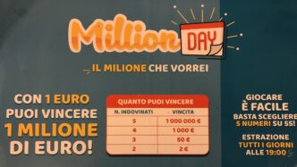 Un milione di euro vinti a San