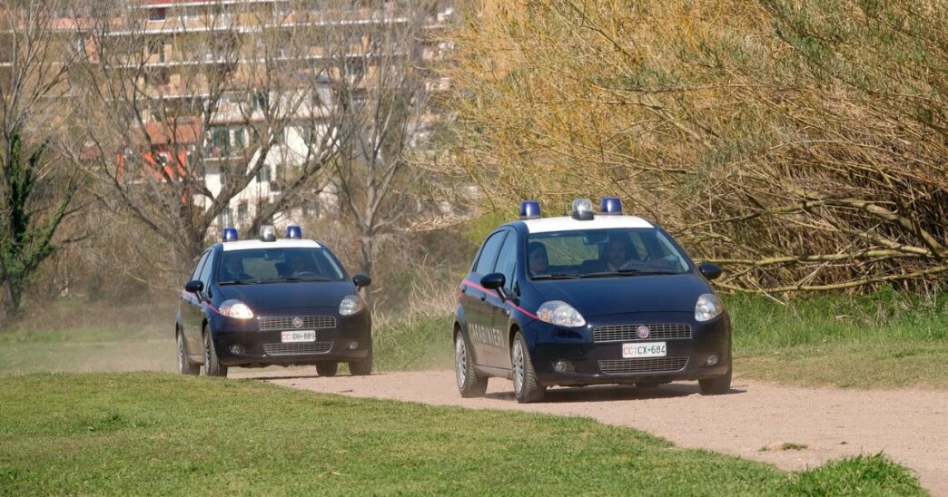 Violenza nel parco della Caffa